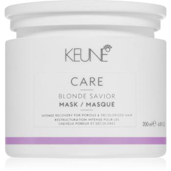 Keune Care Blonde Savior Mask hydratačná maska pre odfarbené vlasy 200 ml