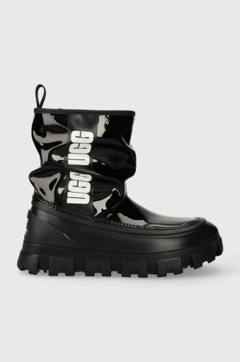 Snehule UGG Classic Brellah Mini dámske, čierna farba, 1144059