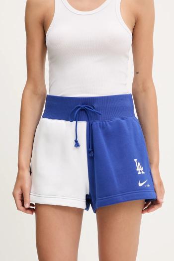 Šortky Nike Los Angeles Dodgers fialová farba, vzorované, vysoký pás, 034B-155N-LD-3XJ