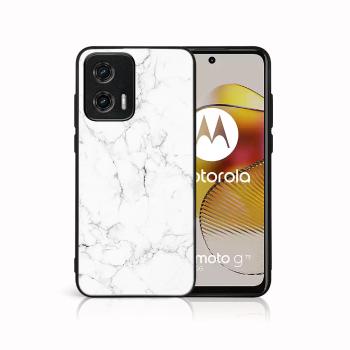 MY ART Ochranný kryt pre Motorola Moto G73 5G WHITE MARBLE (144)