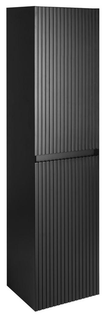SAPHO - FILENA skrinka vysoká 35x140x30cm, čierna mat strip FID3540BS
