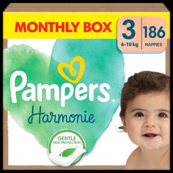 PAMPERS Harmonie Baby veľ.3 - Mesačné balenie 186 ks