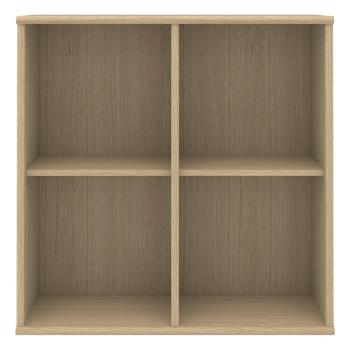 Fali könyvespolc tölgy dekorral Mistral 025