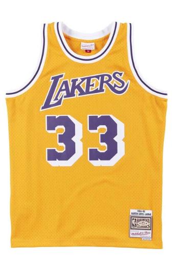 Mitchell & Ness Los Angeles Lakers #33 Kareem Abdul-Jabbar Swingman Jersey light gold - L