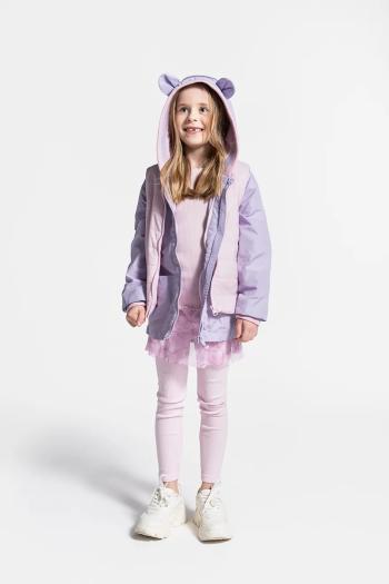 Detské legíny Coccodrillo ružová farba, vzorované, COSMIC GIRL KIDS