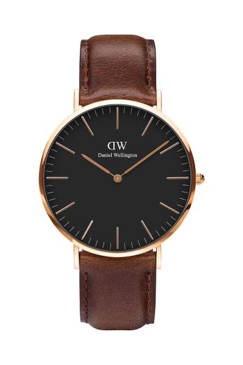 Hodinky Daniel Wellington pánske, hnedá farba, DW00100125