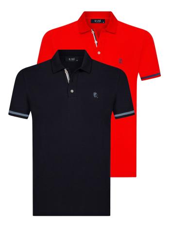 RAME Póló  sötétkék / tűzpiros