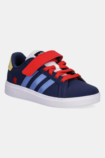 Detské tenisky adidas GRAND COURT 00s SNOW WHITE tmavomodrá farba, JR4902