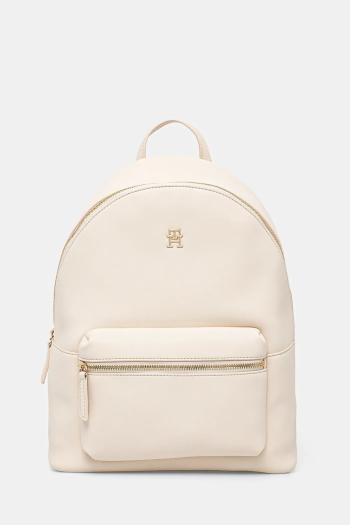 Ruksak Tommy Hilfiger dámsky, béžová farba, malý, jednofarebný, AW0AW17163