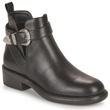 Only  ONLBLOOM-5 PU BUCKLE BOOT  Polokozačky Čierna