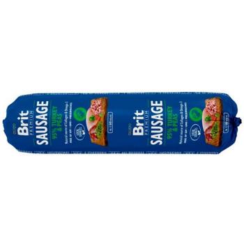 BRIT Premium Sausage Turkey & Pea saláma pre psov 800 g