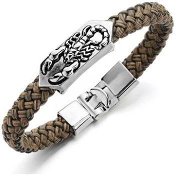 Kožený náramok 18,5 cm – Scorpion (15565)