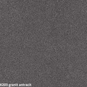 ArtExt Pracovná doska - 38 mm 38 mm: Anthracite Granite K 203 PE