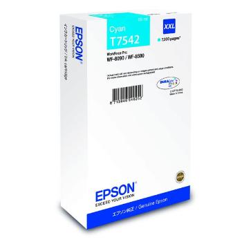 Epson T7542 XXL C13T754240 azúrová (cyan) originálna cartridge