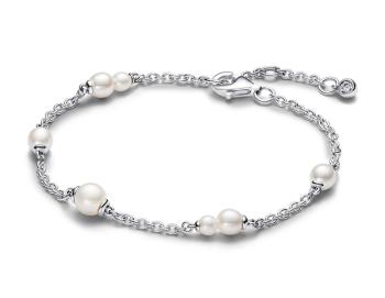 Pandora Brățară delicată din argint cu perle autentice Timeless 593172C01 18 cm