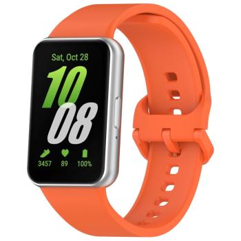 SILICONE Vymeniteľný remienok pre Samsung Galaxy Fit3 oranžový