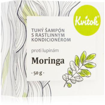 Kvitok Moringa organický tuhý šampón proti lupinám 50 g