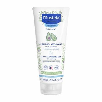 Mustela Detský sprchový gél na telo a vlasy (2 in 1 Cleansing Gel) 200 ml