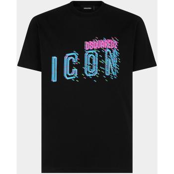 Dsquared  T-Shirt Pixeled Icon Cool Fit Tee noir  Mikiny Čierna