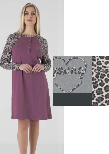 Dámská noční košile Karelpiu KF5050 S Fuxia