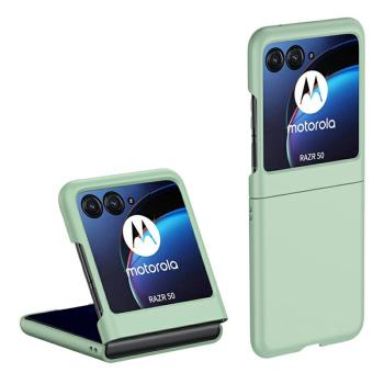 PLASTIC Ochranný plastový kryt pre Motorola Razr 60 svetlozelený