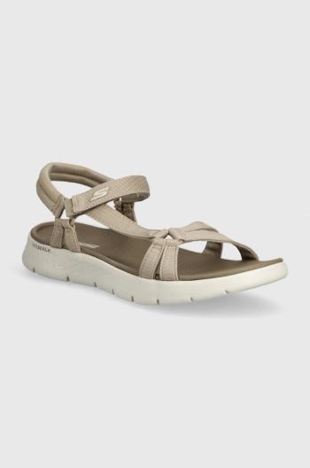 Sandále Skechers GO WALK FLEX GO WALK FLEX dámske, béžová farba