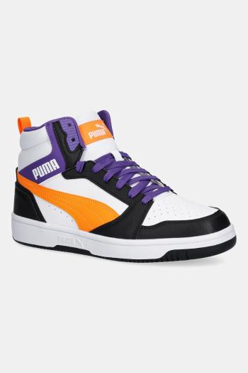 Detské tenisky Puma Rebound V6 Mid Jr modrá farba, 393831