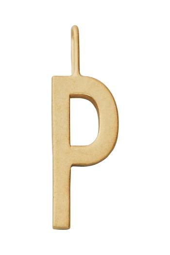 Strieborný pozlátený prívesok Design Letters 90201544P