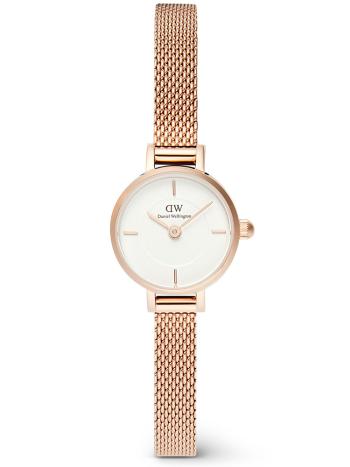 DANIEL WELLINGTON Petite Mini Rose Gold Stainless Steel 19mm HODINKY DW00100744 + BOX (zw523c)