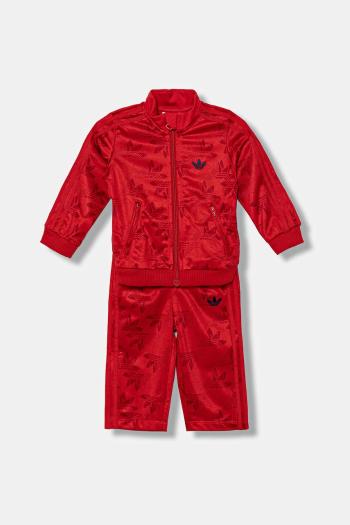 Tepláková súprava pre bábätká adidas Originals červená farba, JW0288