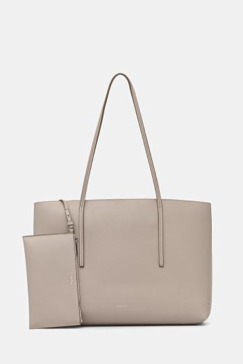 Kabelka Calvin Klein béžová farba, LV04F3274G