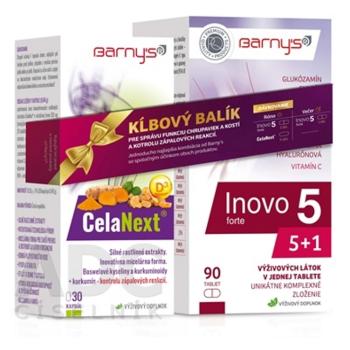 BARNY'S Inovo 5 forte 90 tabliet + CelaNext 30 kapsúl KĹBOVÝ BALÍK