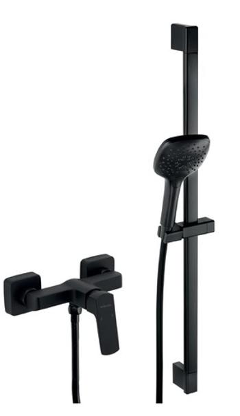 Sprchová batéria Novaservis Nobless Ego so sprchovacím setom 150 mm čierna matná 43061KIT,5