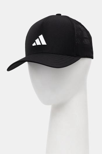 Šiltovka adidas Performance čierna farba, s potlačou, JE3926