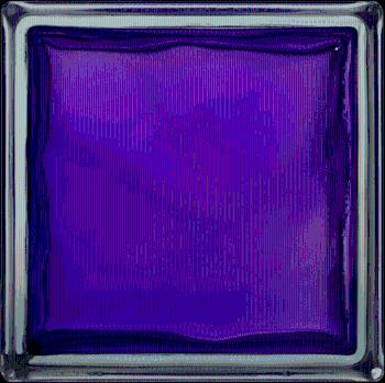 Luxfera Glassblocks violet 19x19x8 cm lesk 1908WVI