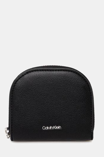 Peňaženka Calvin Klein dámska, čierna farba, K60K612843