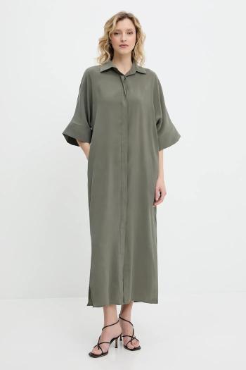 Šaty Answear.LAB zelená farba, midi, oversize