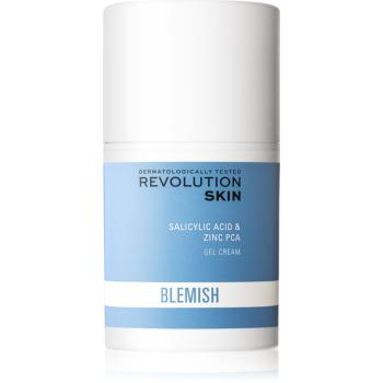 Revolution Skincare Blemish Salicylic Acid & Zinc PCA hydratačný gél krém pre mastnú a problematickú pleť 50 ml