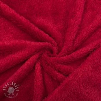 DOUBLE FACE FLEECE TEDDY red