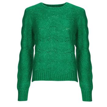 Pieces  PCBIBBI LS O-NECK KNIT NOOS BC  Svetre Zelená