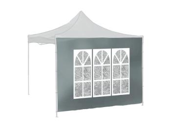 Bočnice pre párty stan CATTARA 13345 Window Waterproof 2x3m sivá