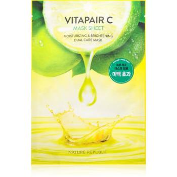 NATURE REPUBLIC Vitapair C Mask Sheet plátenná maska s rozjasňujúcim a hydratačným účinkom 25 ml