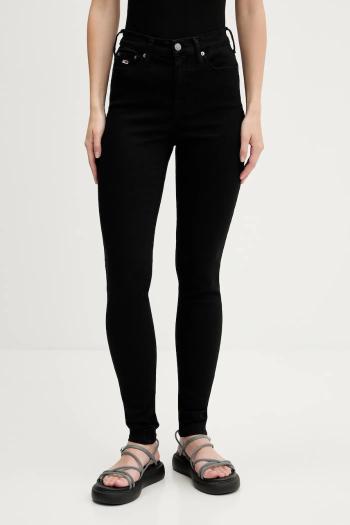 Rifle Tommy Jeans čierna farba, DW0DW19935