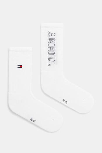 Ponožky Tommy Jeans 2-pak biela farba, 701233338