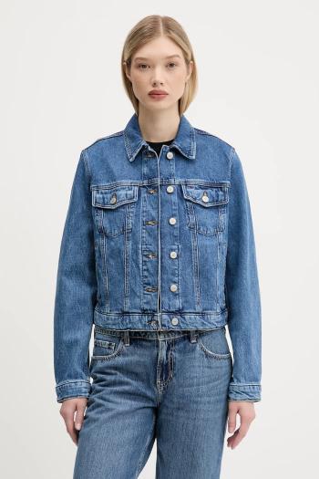 Rifľová bunda Tommy Jeans prechodná, DW0DW21414