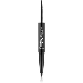 flormar Extreme Tattoo Duo Liner linka na oči 2 v 1 odtieň 001 Black 2.66 g