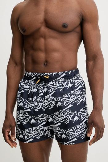 Plavkové šortky Red Bull Racing x Pepe Jeans RBR ABSTRACT PRINT tmavomodrá farba, RMB10008