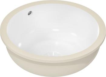 Zápustné umývadlo Hansgrohe Xuniva S 35x35 cm bez otvoru pre batériu, s prepadom 60151450