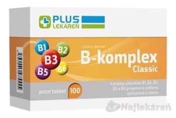 PLUS LEKÁREŇ B-komplex Classic, 1x100 ks