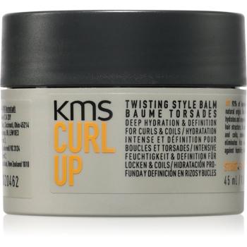 KMS Curl Up Twisting Style Balm stylingový krém pre vlnité a kučeravé vlasy 45 ml